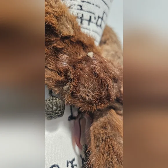 Vintage Mink Fur Whole Body Pelt Stole Collar Wrap Neck Shrug Clip Brown 30" - Picture 4 of 16